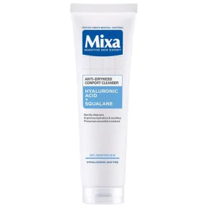 Mixa Comfort Cleanser Gel de curățare facială antiuscăciune Acid hialuronic + Squalane, 150 ml