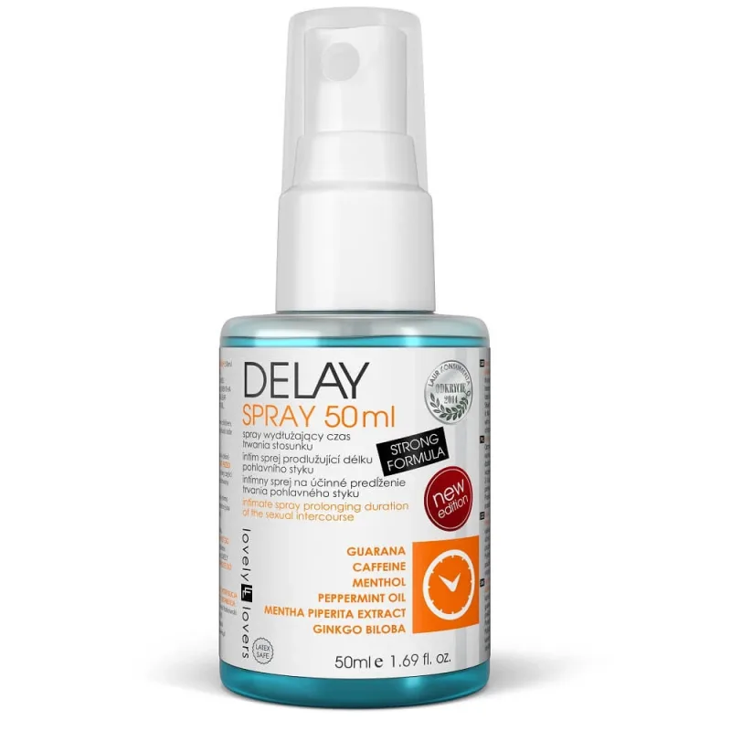 Lovely Lovers Delay spray puternic pentru creșterea duratei actului sexual, 50ml — preț și oferte