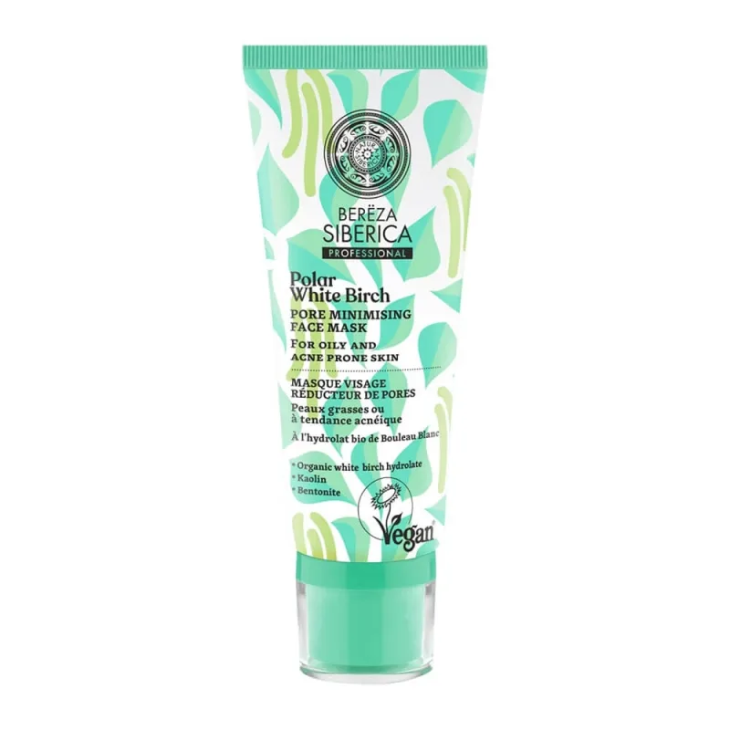 Natura Siberica Bereza Siberica Vegaska zwajca masca facială pentru pori pentru pielea tusta, 100ml — preț și oferte