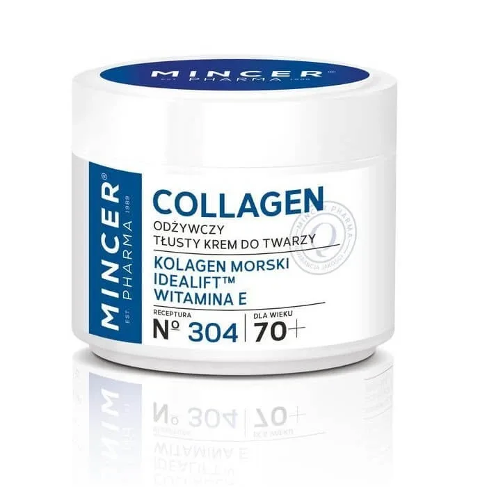 Mincer Pharma Colagen 70+ Cremă hrănitoare pentru ten gras nr.304, 50 ml — preț și oferte