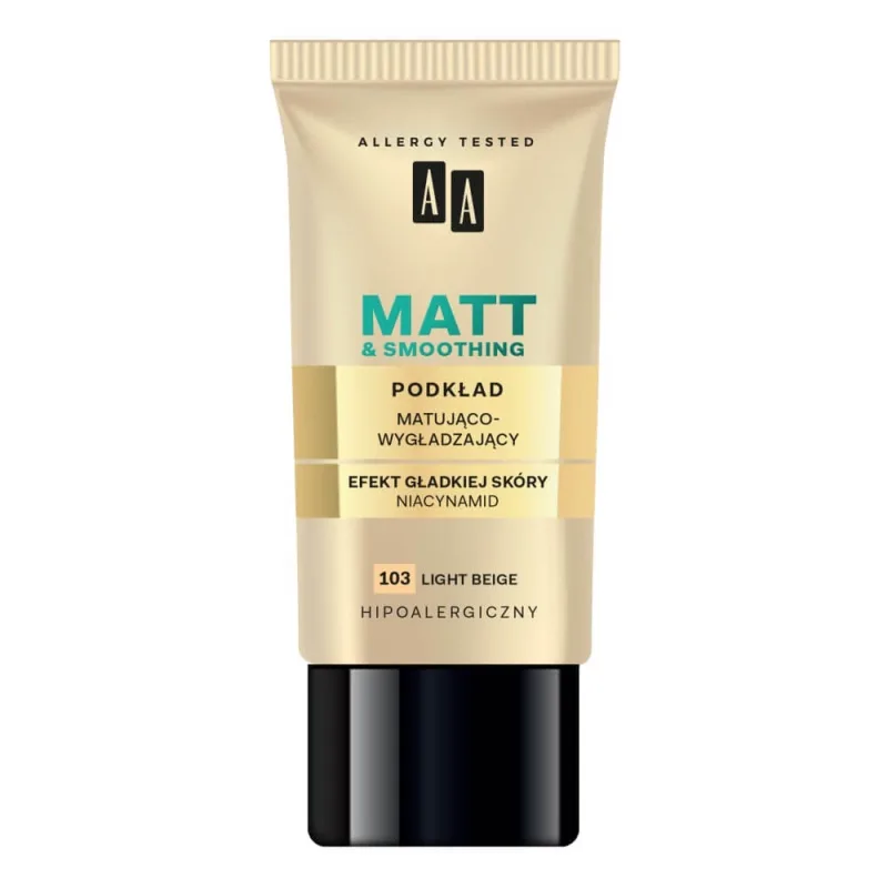 Oceanic AA Make Up Matt Fond de ten matifiant și netezitor 103 Bej deschis, 30 ml — preț și oferte