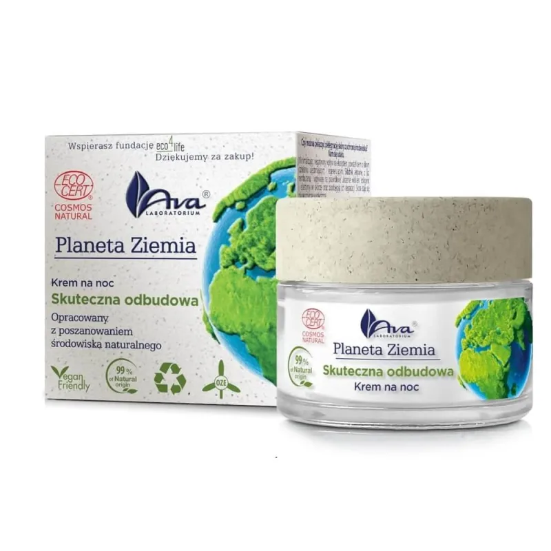 Ava Laboratorium Planeta Ziemia Cremă de noapte restaurare eficientă, 50 ml — preț și oferte
