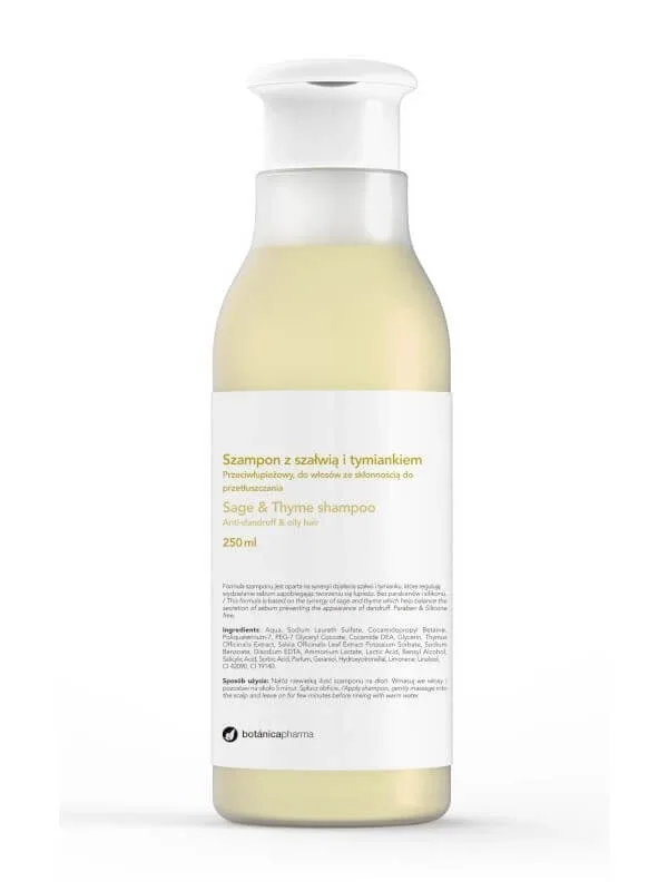 Șampon Botanicapharma cu chia și cimbru, 250ml — preț și oferte