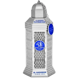 Al Haramain 50 Years Platinum Oud Eau de Parfum, 100ml