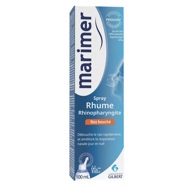 Marimer Spray nazal decongestionant nazal rece faringită nas închis 100ml — preț și oferte
