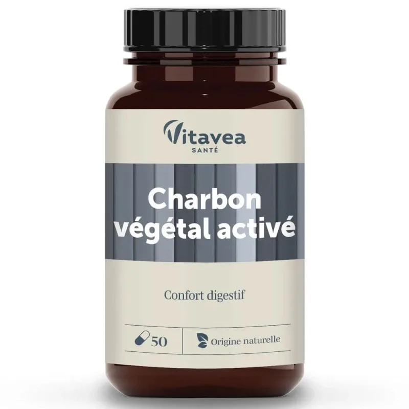 Vitavea Santé Nutri'sentiels Vegetable Charcoal Activ Digestive Comfort 50 capsule — preț și oferte