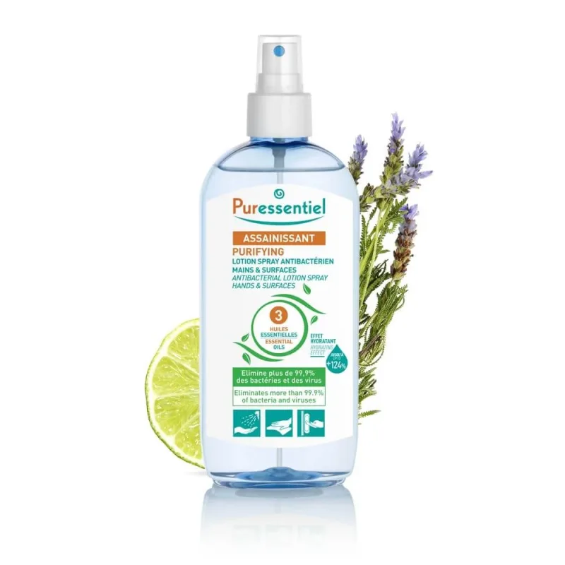 Puressentiel Purifying Antibacterial Spray Loțiune pentru mâini și suprafețe 250ml — preț și oferte