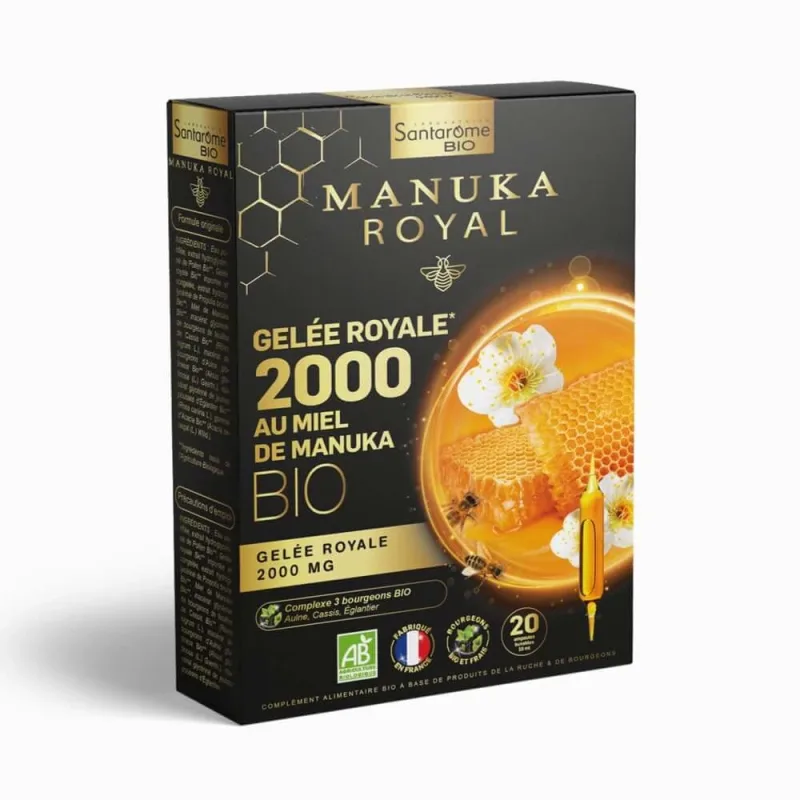 Santarome Royal jelly 2000mg Miere organică de Manuka 20 bulbi — preț și oferte