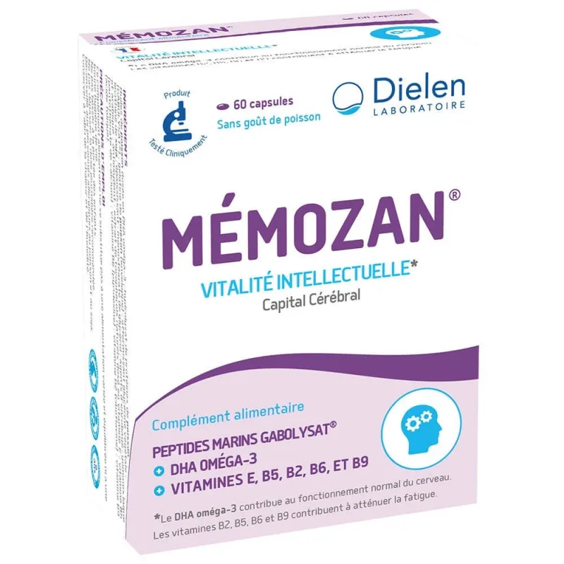 Dielen Memozan 60 de capsule de vitalitate intelectuală — preț și oferte