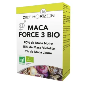 Diet Horizon Maca Force 3 Organic 60 Gelule
