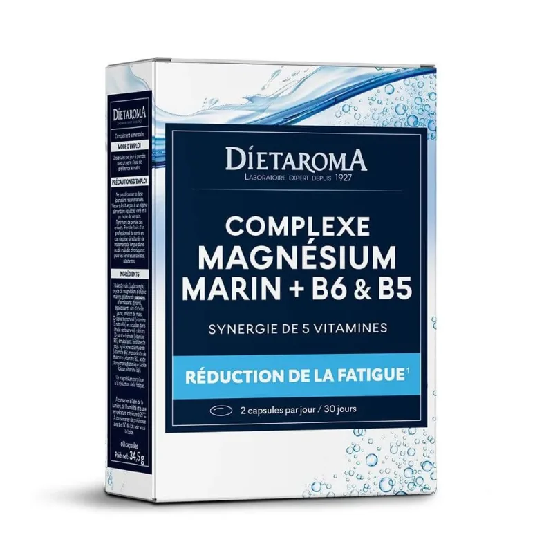 Dietaroma Complex de magneziu marin + B6 și B5 60 capsule Laboratoires Dietaroma — preț și oferte