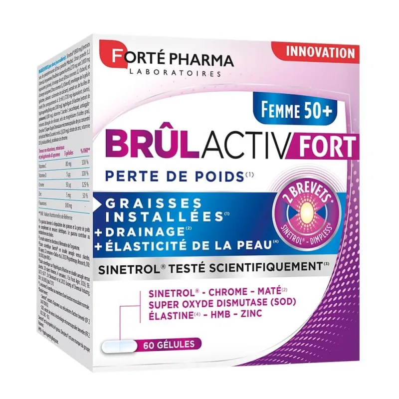 Forté Pharma BrulActiv Fort Fat Burner Femei 50 de ani și peste Strong 60 capsule — preț și oferte