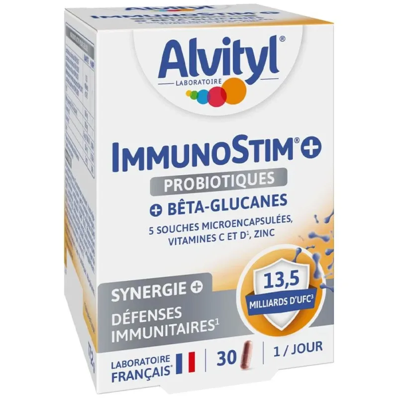 Alvityl Immunostim+ Probiotice 30 capsule vegetariene — preț și oferte
