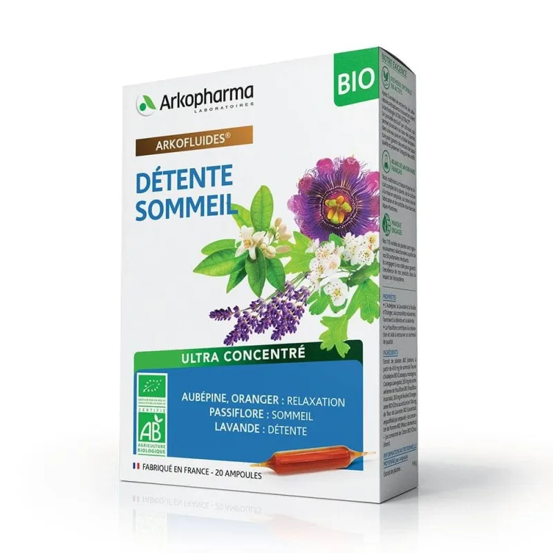 Arkopharma Arkofluids Somn organic 20 flacoane — preț și oferte