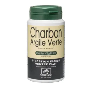 Naturado Cărbune și argilă verde 120 gels