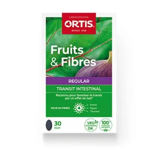 Ortis Fruits & Fibres Transit Regular 30 Tablete