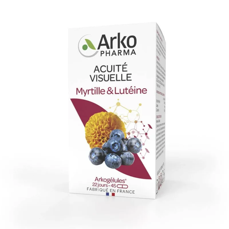 Arkopharma Arkocapsule Supliment alimentar afine și luteină 45 Capsule — preț și oferte