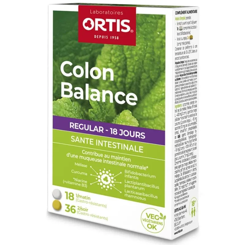 Ortis Colon Balance Regular Bloating 54 comprimate — preț și oferte