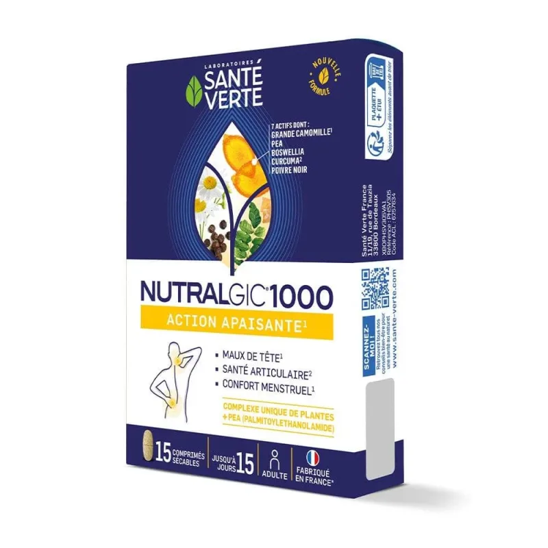 Sante Verte Nutralgic Soothing Action 1000 15 comprimate — preț și oferte