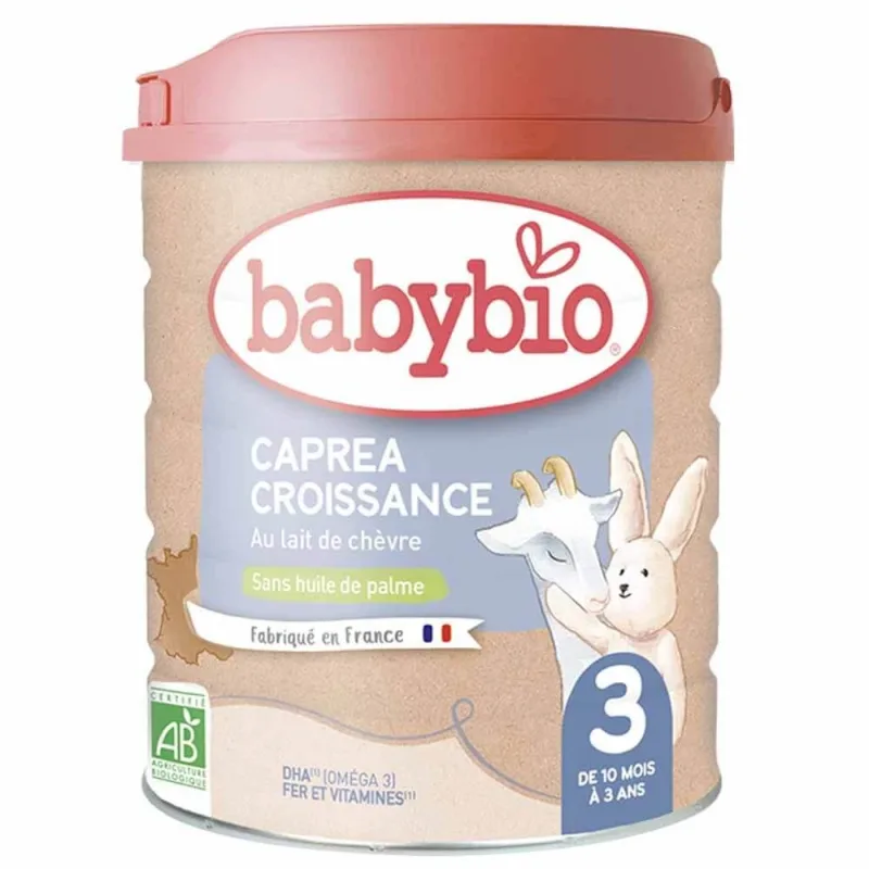 Babybio Caprea 3 Growth Pudră organică de lapte de capră de la 10 luni la 3 ani 800g — preț și oferte