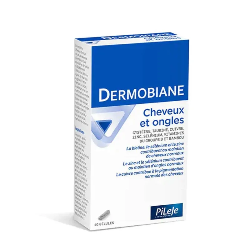 Pileje Dermobiane Hair and Nails 40 Capsules Dermobiane Cheveux Et Ongles 40 Gelules — preț și oferte