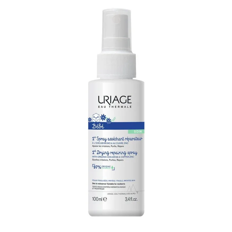 Uriage Baby Repair Spray absorbant 100ml — preț și oferte