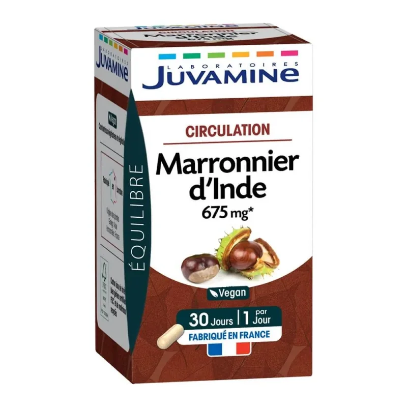 Juvamine Horse Chestnut Circulație 30 capsule — preț și oferte