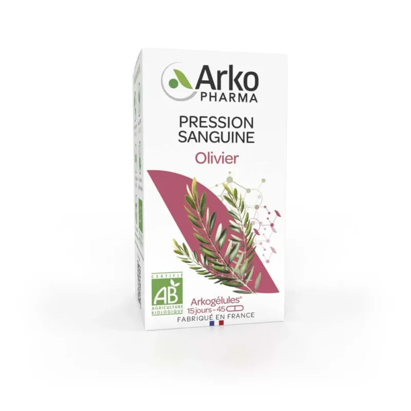 Arkocapsule Măslin Tensiune arterială, 45 capsule, Arkopharma — preț și oferte