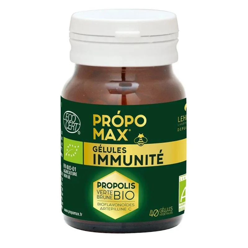 Lehning Própomax Organic capsule imunitare 40 capsule — preț și oferte