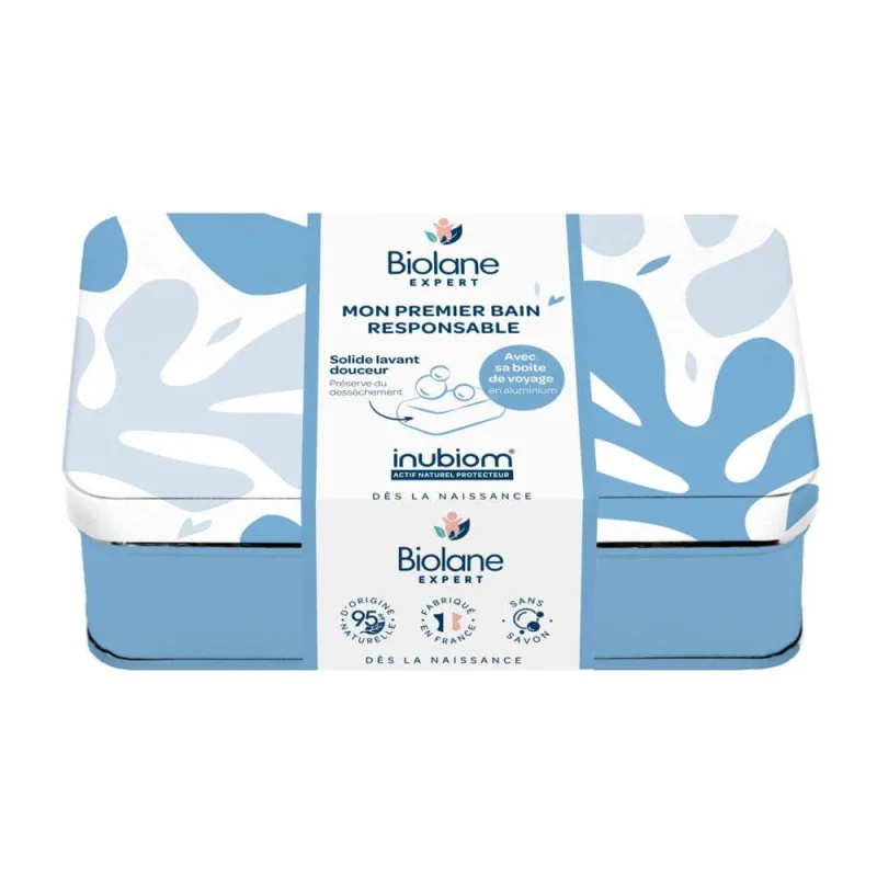 Biolane Expert Detergent solid delicat fără săpun cu ulei de camelină organic cu cutie metalică 75g — preț și oferte