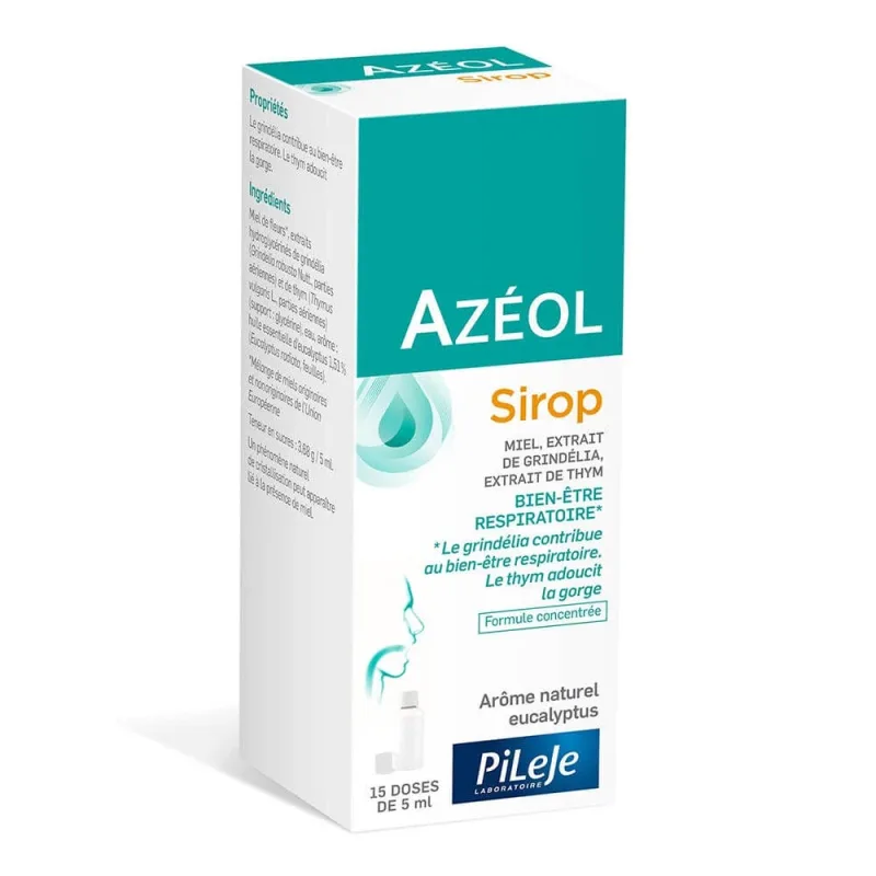 Pileje Azéol Azeol Sirop pentru bunăstarea tractului respirator 75 ml — preț și oferte