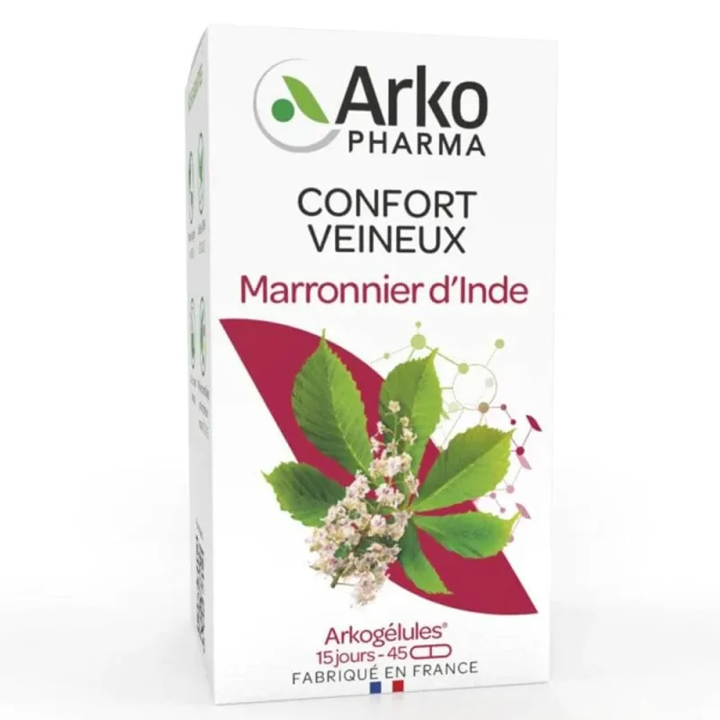 Arkopharma Arkocapsule Comfort Vein Horse Chestnut Organic 45 capsule — preț și oferte
