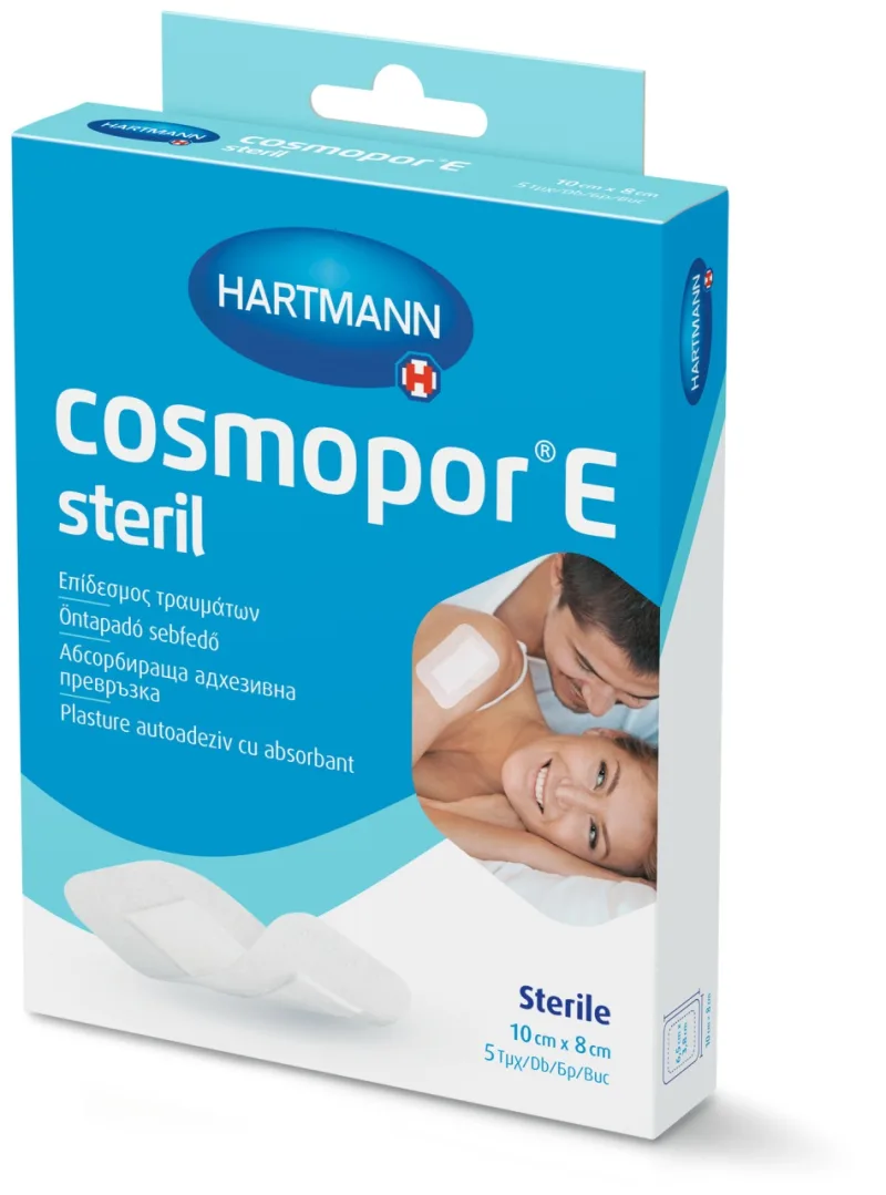 Plasturi sterili Cosmopor E 10x8 cm, 5 buc – Hartmann — preț și oferte