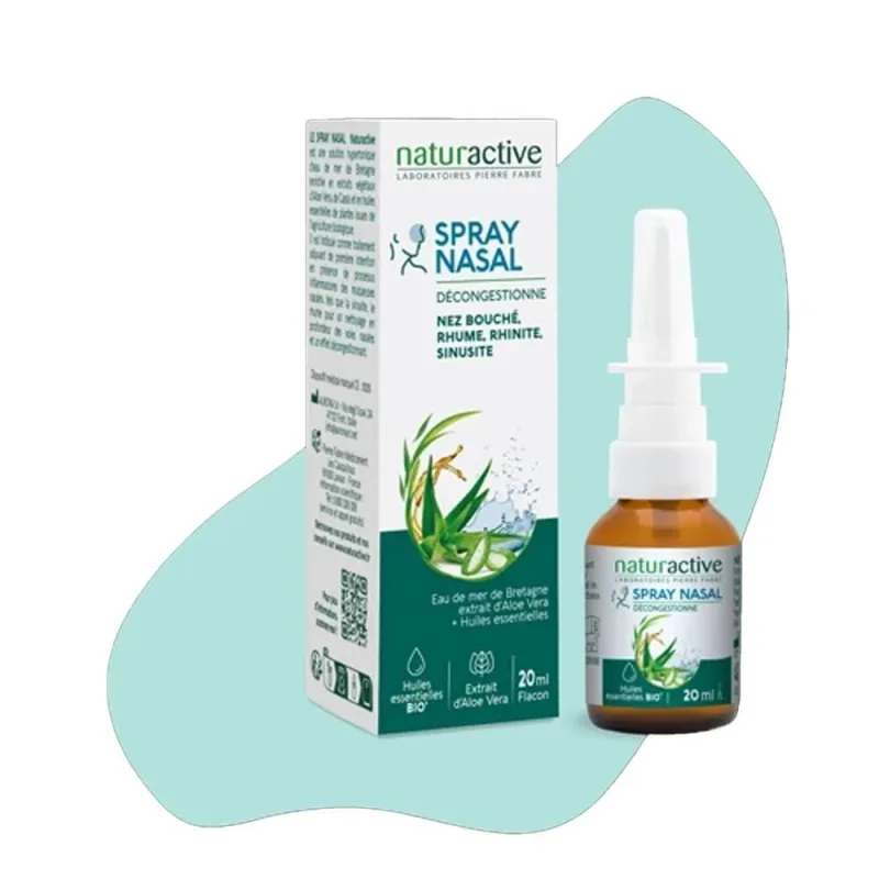 Spray nazal Naturactive cu uleiuri esențiale decongestionante 20ml — preț și oferte