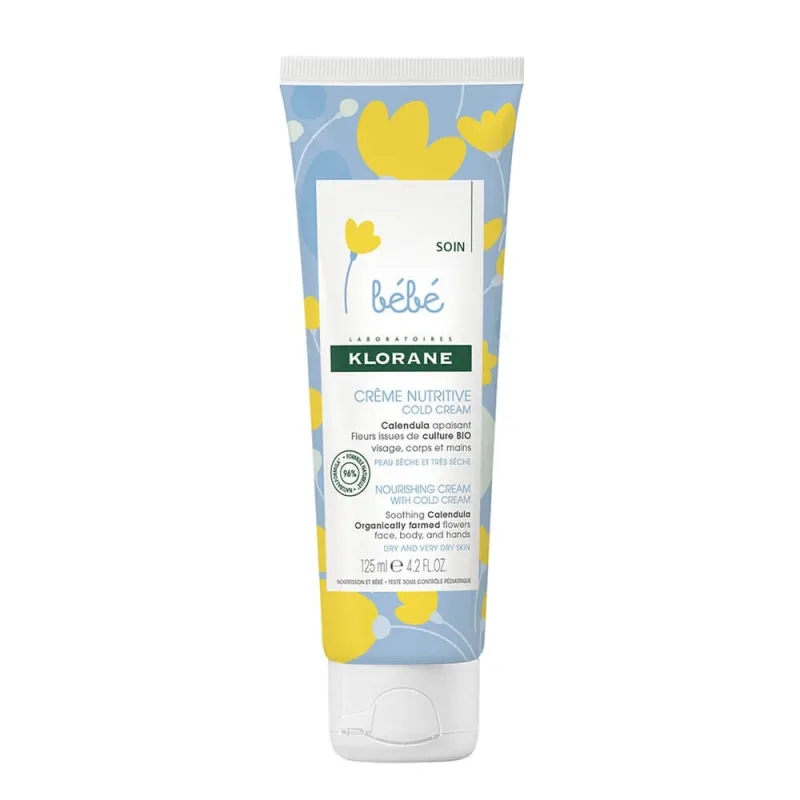 Klorane Newborn Nourishing Cold Cream pentru piele uscată și foarte uscată 125ml — preț și oferte