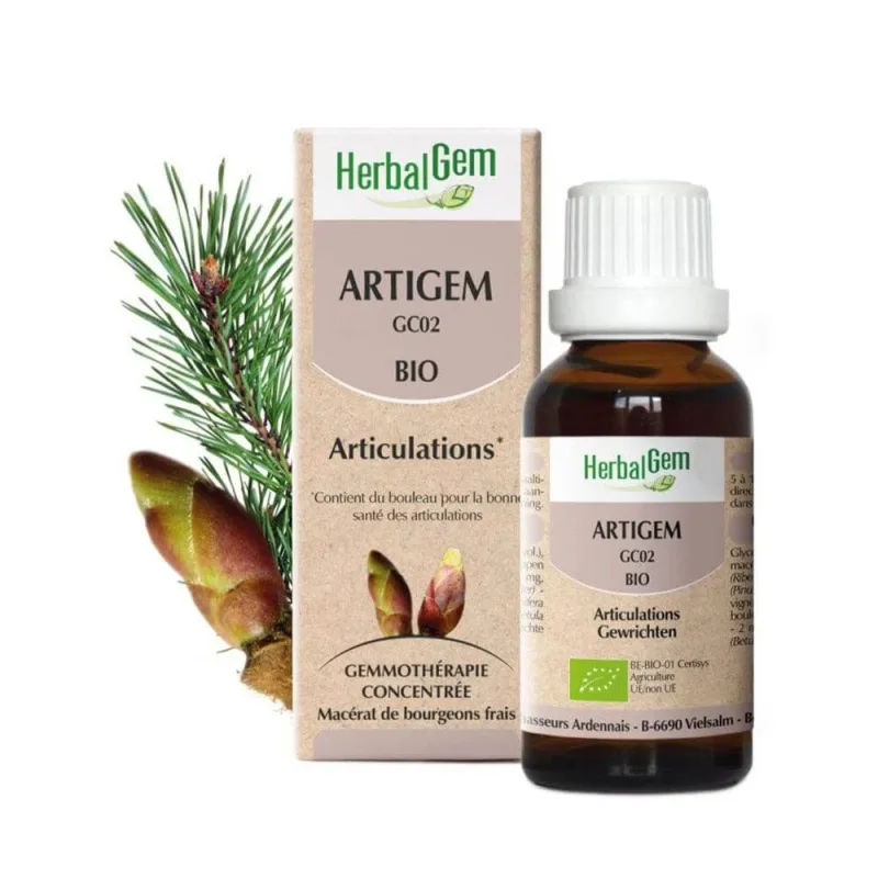 Herbalgem Bourgeons Articulații organice 30ml — preț și oferte