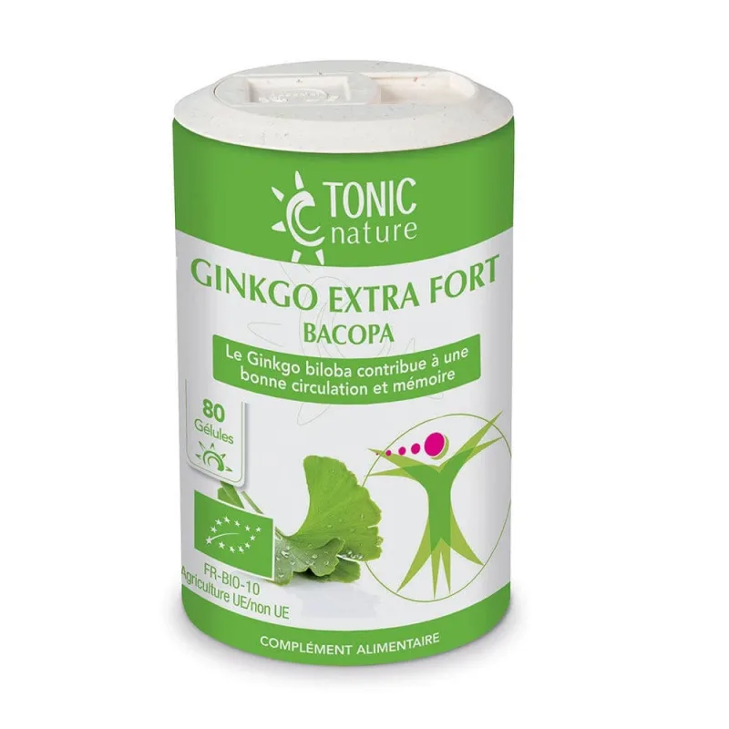 Tonic Nature Ginkgo Extra Strength Bacopa 80 Gelule — preț și oferte