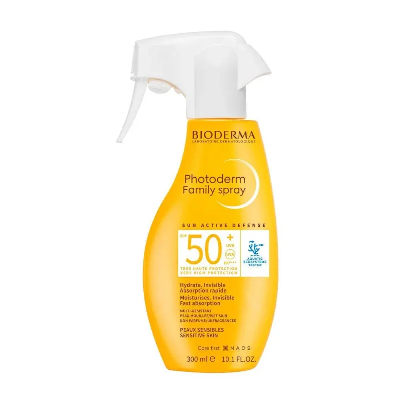 Bioderma Photoderm Spray Fotoprotector Spf 30 - Family Peaux Sensibles 300ml — preț și oferte