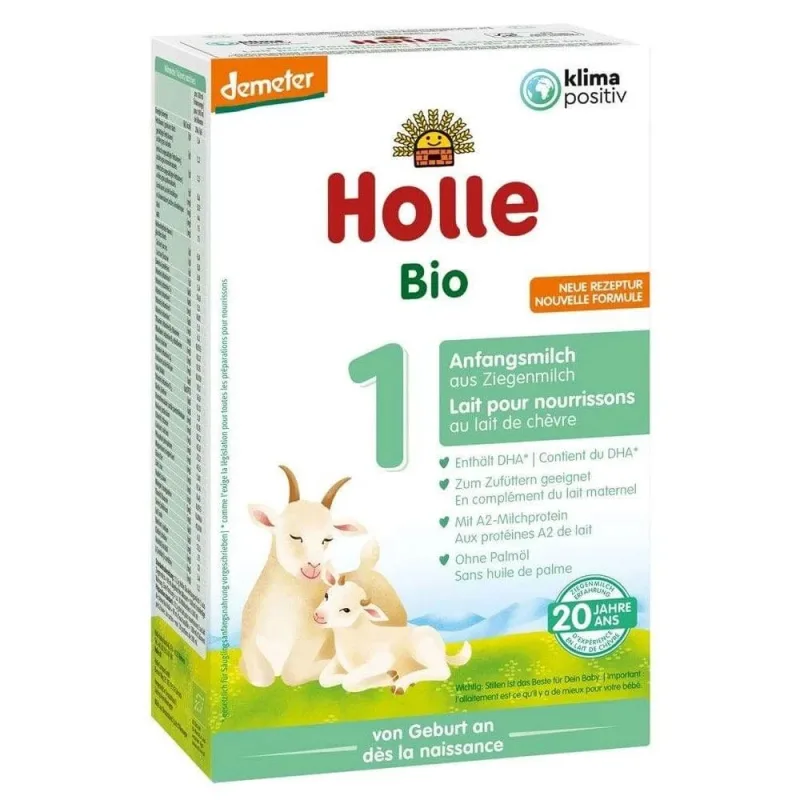 Holle Pural Lapte pentru sugari 1 cu lapte de capră organic de la 0 la 6 luni 400g — preț și oferte