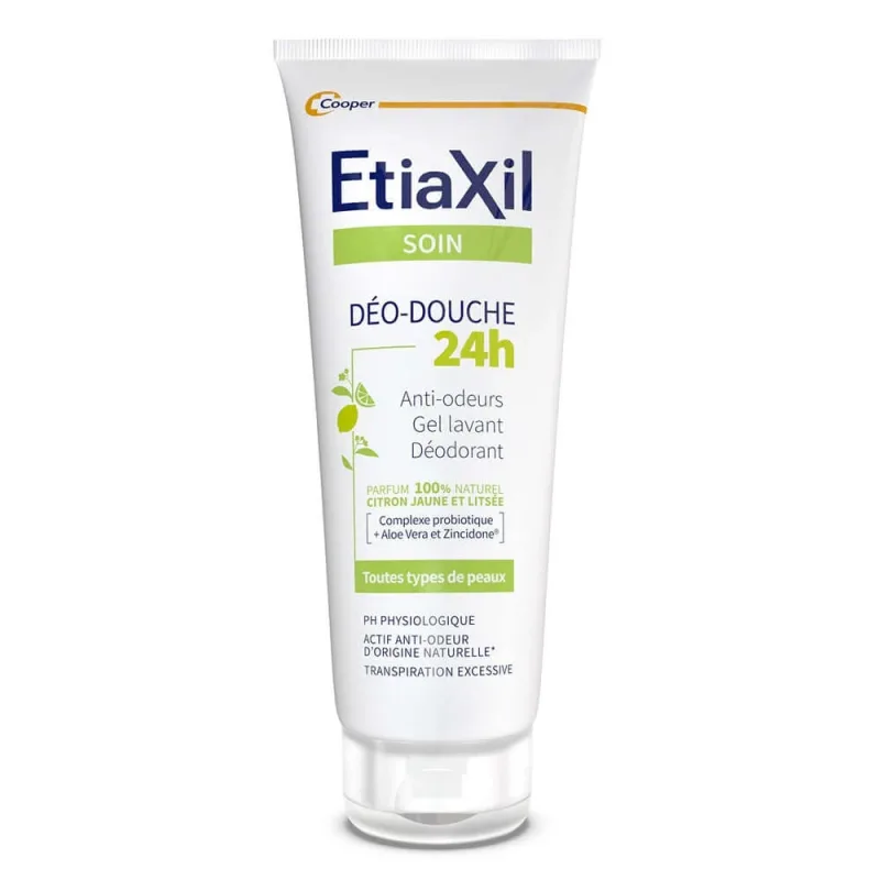 Etiaxil 24h Gel de duș cu lămâie pentru transpirație excesivă Piele sensibilă 200 ml — preț și oferte