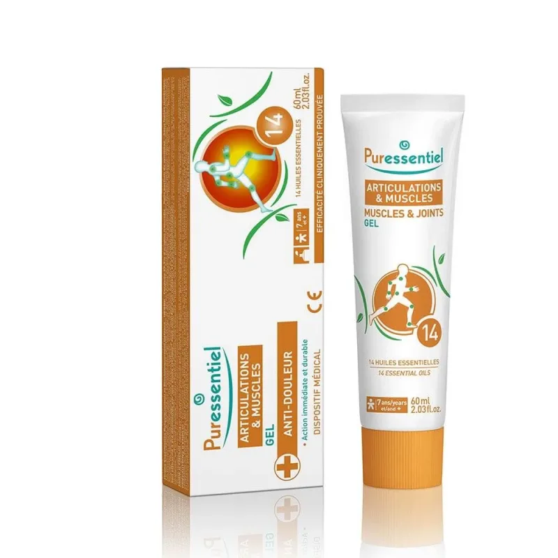 Gel de masaj pentru articulații și mușchi Puressentiel 60 ml — preț și oferte