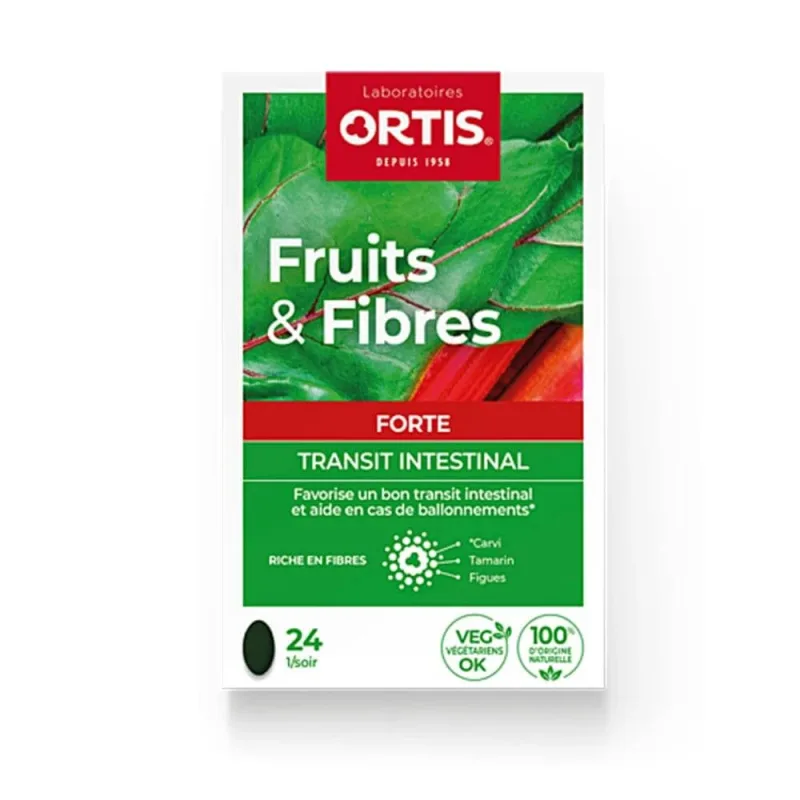 Ortis Fructe și fibre întăresc tranzitul intestinal 24 comprimate — preț și oferte