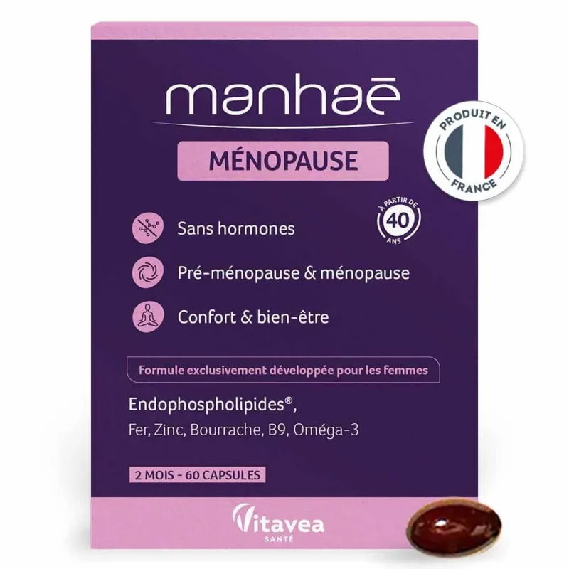 Manhaé Premenopauză și menopauză fără hormoni 60 capsule — preț și oferte