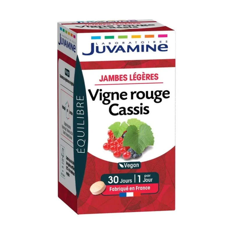 Juvamine Red Vine Black Currant Legs Light 30 Tablete — preț și oferte