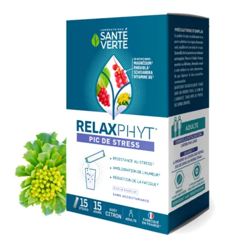 Sante Verte Relaxphyt vârf de stres 15 sticks-uri — preț și oferte