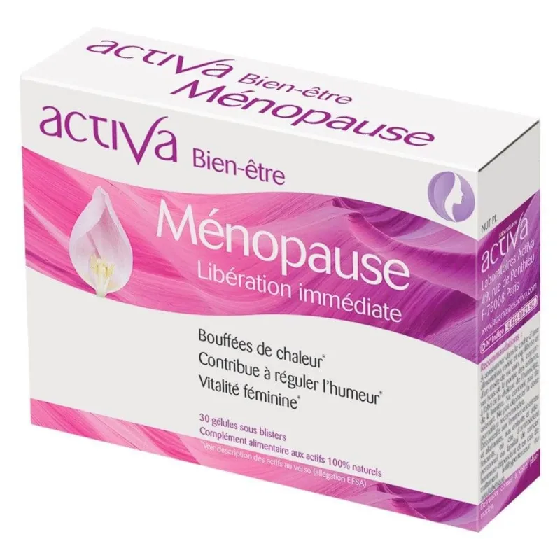 Activa Well-being Menopauză cu eliberare imediată 30 capsule — preț și oferte