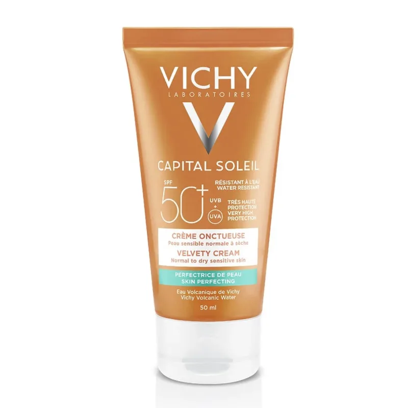 Vichy Ideal Soleil Cremă solară de față catifelată Spf50+ 50ml — preț și oferte