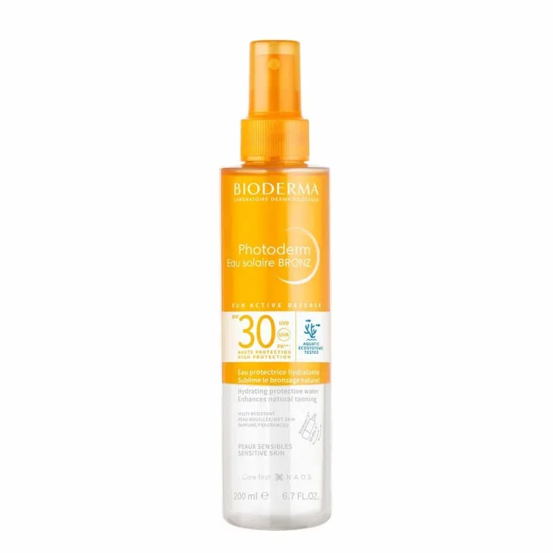 Bioderma Photoderm Sun Water Bronz SPF30 Piele sensibilă 200ml — preț și oferte