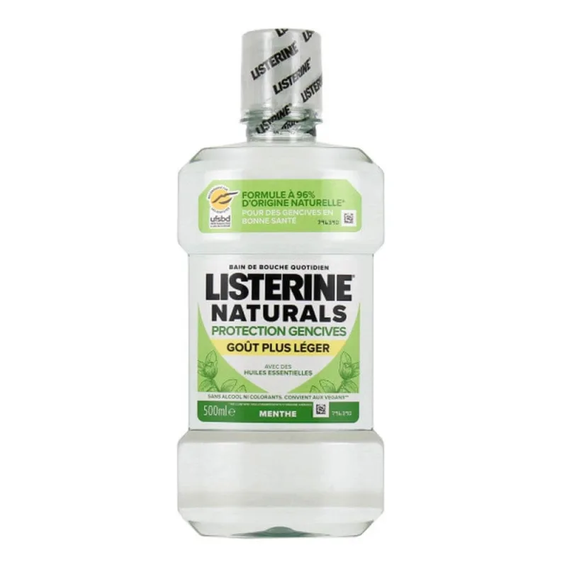 Listerine Protecție naturală a gingiilor Mentă pentru baie Gust mai ușor 500 ml — preț și oferte