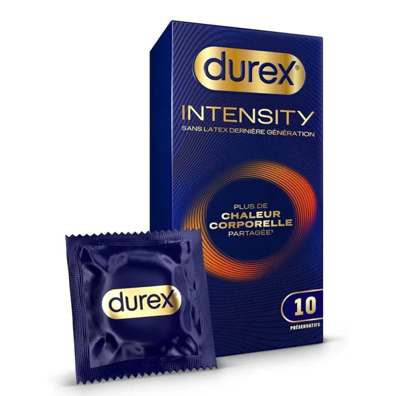 Prezervative fără latex Durex Intensity Shared Body Heat x10 — preț și oferte